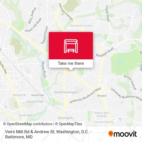 Veirs Mill Rd & Andrew St map