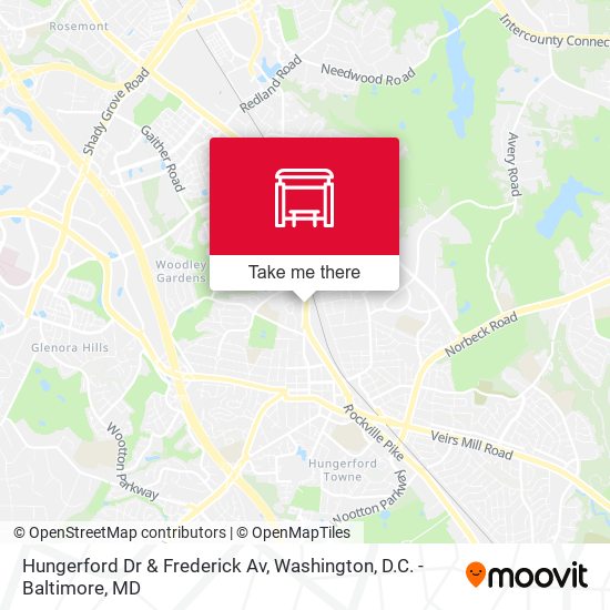 Mapa de Hungerford Dr & Frederick Av
