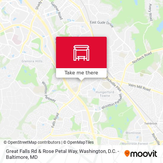 Great Falls Rd & Rose Petal Way map