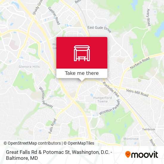 Great Falls Rd & Potomac St map