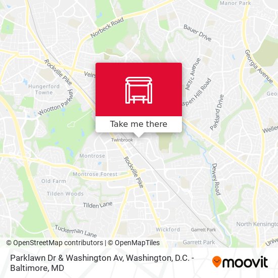 Mapa de Parklawn Dr & Washington Av
