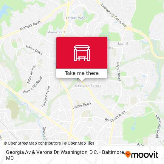 Mapa de Georgia Av & Verona Dr