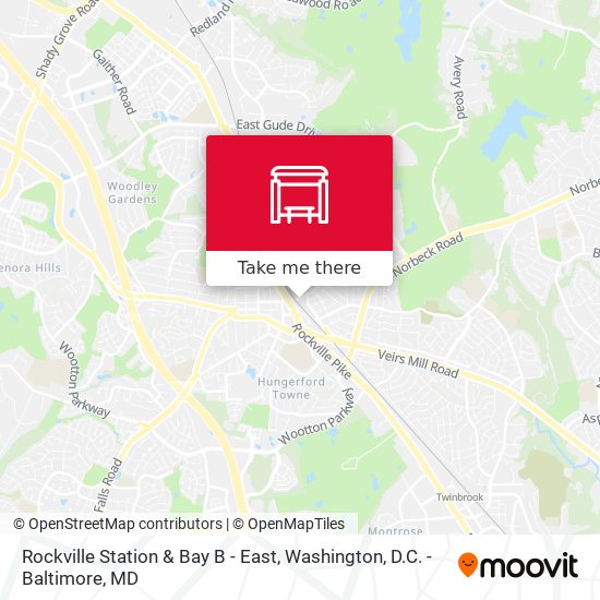 Mapa de Rockville Station & Bay B - East