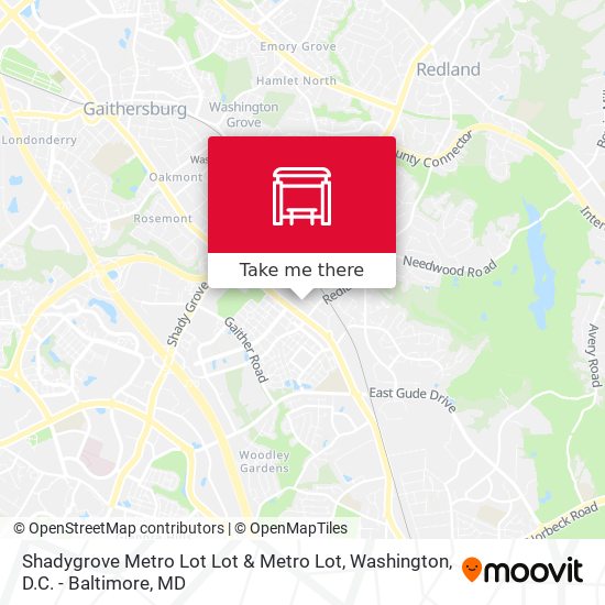 Mapa de Shadygrove Metro Lot Lot & Metro Lot