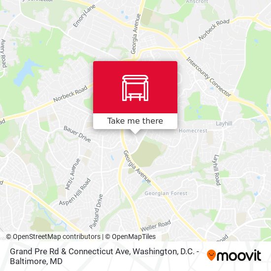 Mapa de Grand Pre Rd & Connecticut Ave