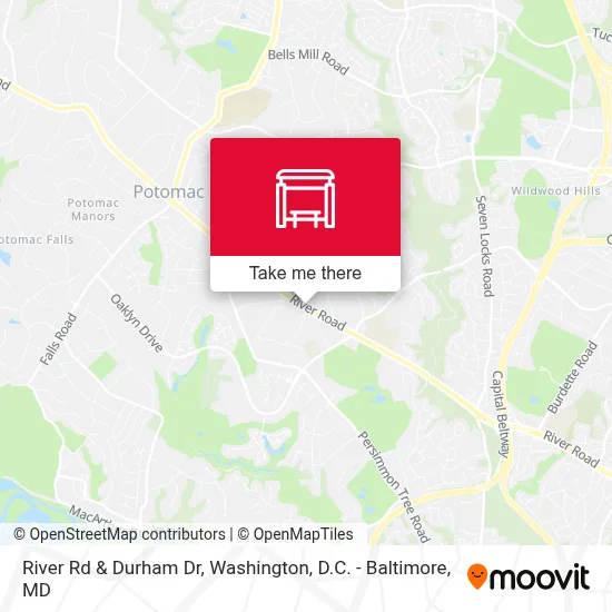 River Rd & Durham Dr map