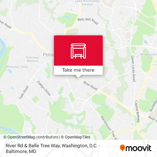 Mapa de River Rd & Belle Tree Way