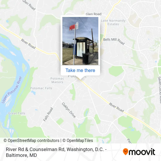 River Rd & Counselman Rd map