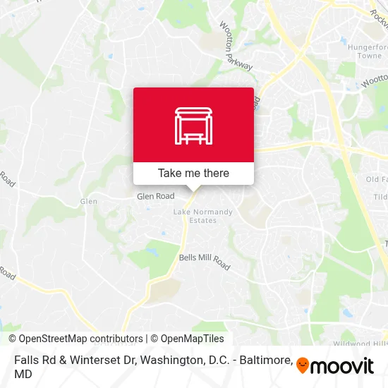 Falls Rd & Winterset Dr map