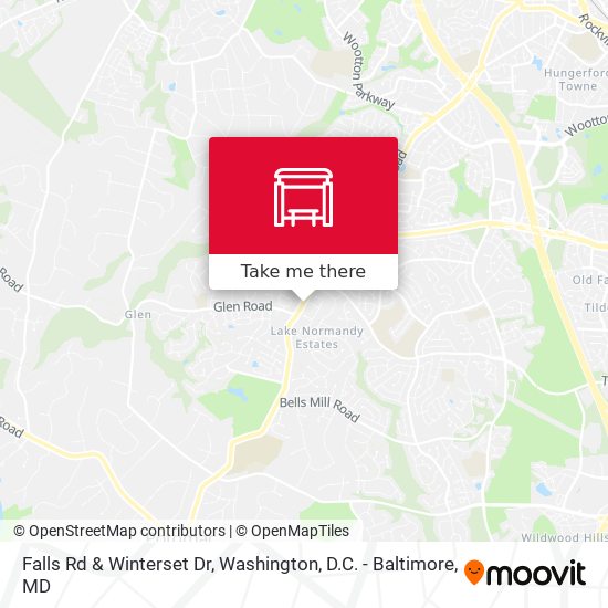 Falls Rd & Winterset Dr map