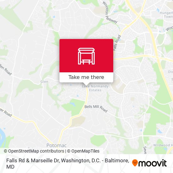 Mapa de Falls Rd & Marseille Dr