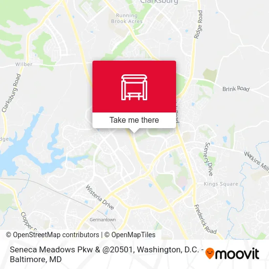 Seneca Meadows Pkw & @20501 map