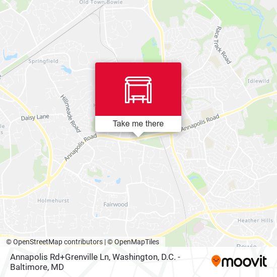 Mapa de Annapolis Rd+Grenville Ln