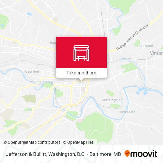 Jefferson & Bullitt map