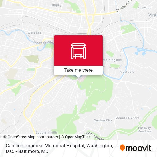 Carillion Roanoke Memorial Hospital map