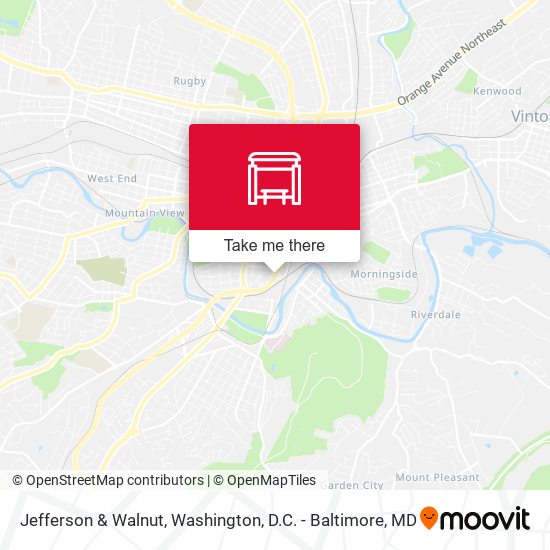 Mapa de Jefferson & Walnut