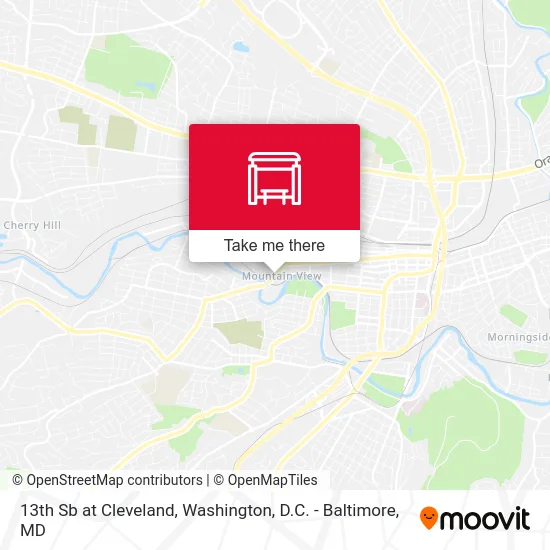 13th Sb at Cleveland map