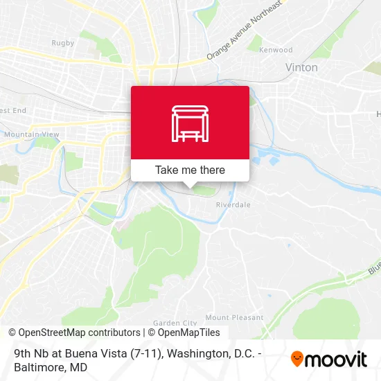 9th Nb at Buena Vista (7-11) map