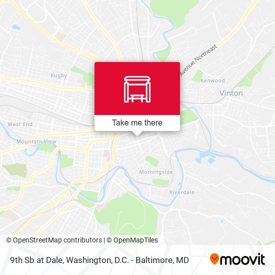 9th Sb at Dale map