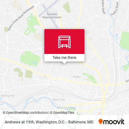 Mapa de Andrews at 19th