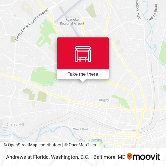 Andrews at Florida map