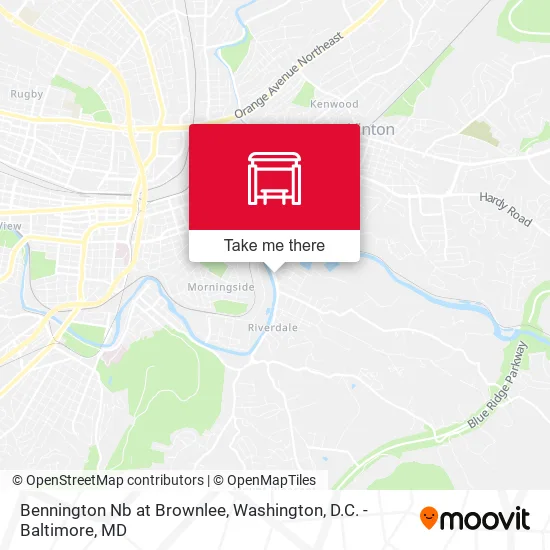 Bennington Nb at Brownlee map