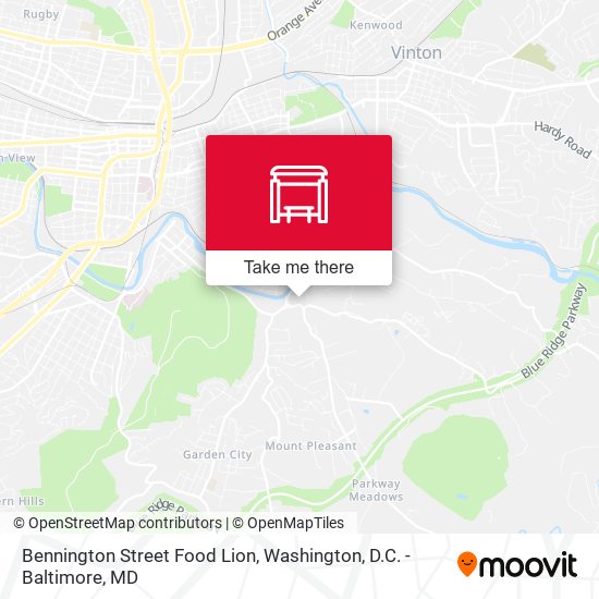 Mapa de Bennington Street Food Lion