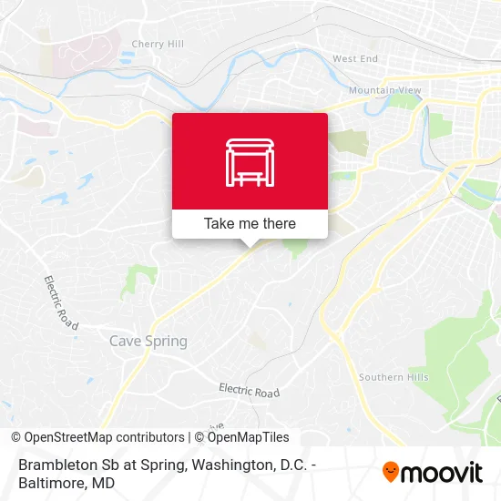 Brambleton Sb at Spring map