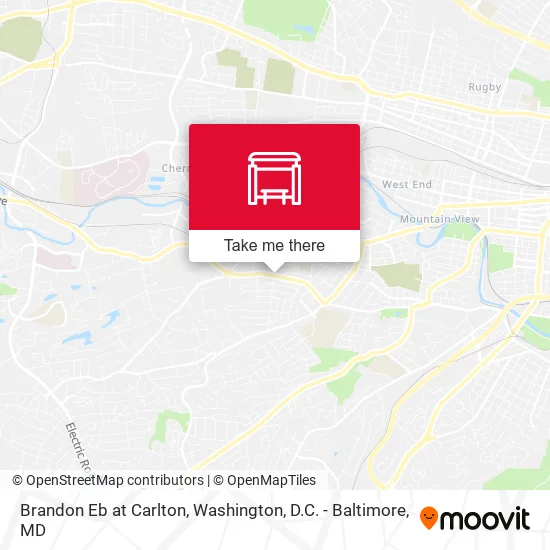 Mapa de Brandon Eb at Carlton