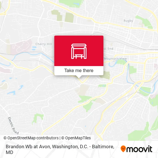 Brandon Wb at Avon map