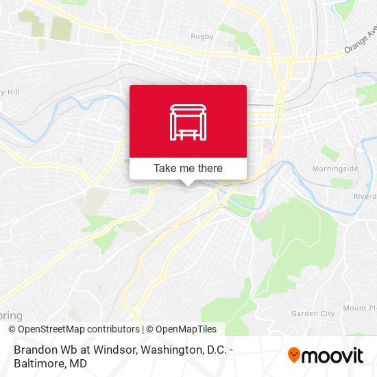 Brandon Wb at Windsor map