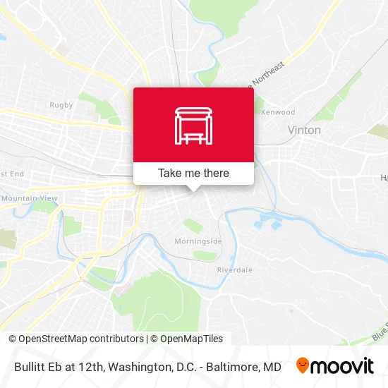 Bullitt Eb at 12th map