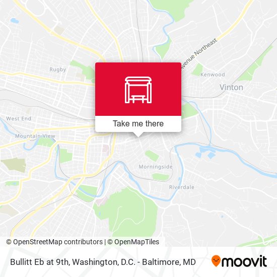 Bullitt Eb at 9th map