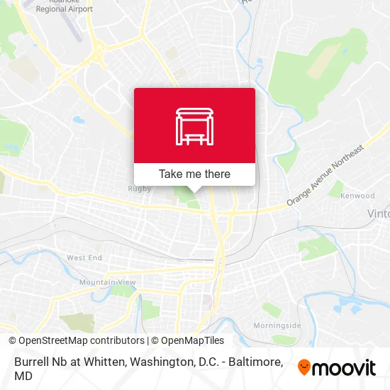 Burrell Nb at Whitten map