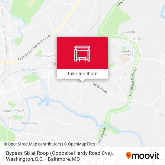 Bypass Sb at Roop (Opposite Hardy Road Cvs) map