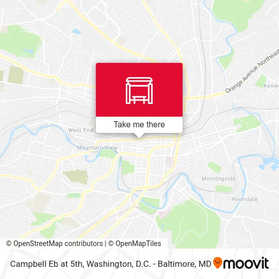 Campbell Eb at 5th map