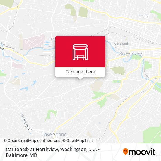 Carlton Sb at Northview map