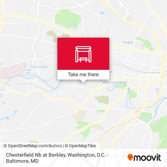 Chesterfield Nb at Berkley map