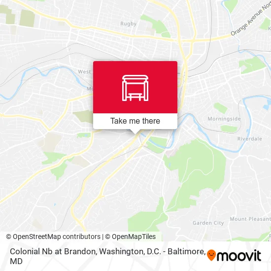 Colonial Nb at Brandon map