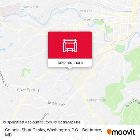 Colonial Sb at Pasley map