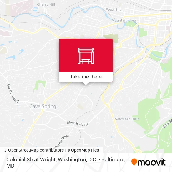 Colonial Sb at Wright map