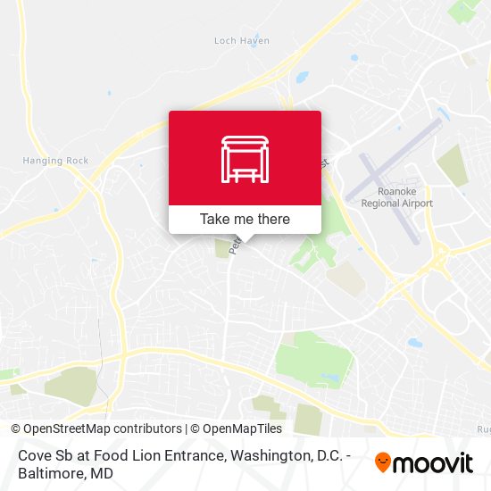 Mapa de Cove Sb at Food Lion Entrance