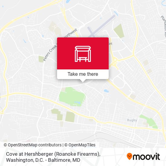 Mapa de Cove at Hershberger (Roanoke Firearms)