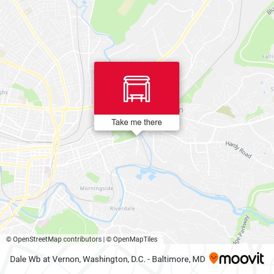 Dale Wb at Vernon map