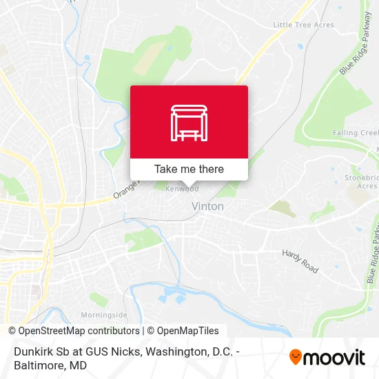 Dunkirk Sb at GUS Nicks map