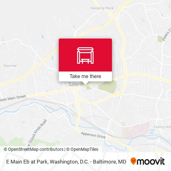 E Main Eb at Park map