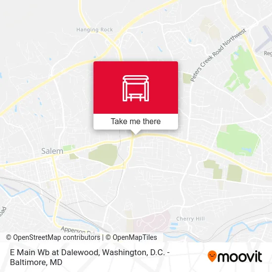 E Main Wb at Dalewood map