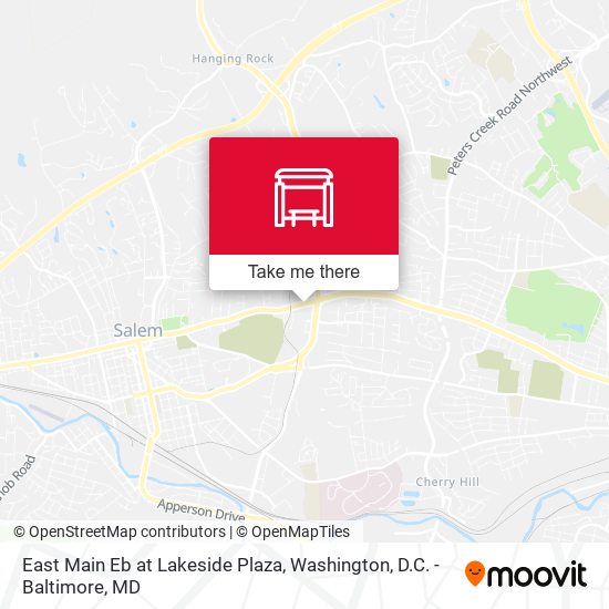 Mapa de East Main Eb at Lakeside Plaza