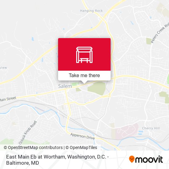East Main Eb at Wortham map