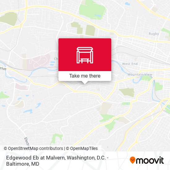 Edgewood Eb at Malvern map